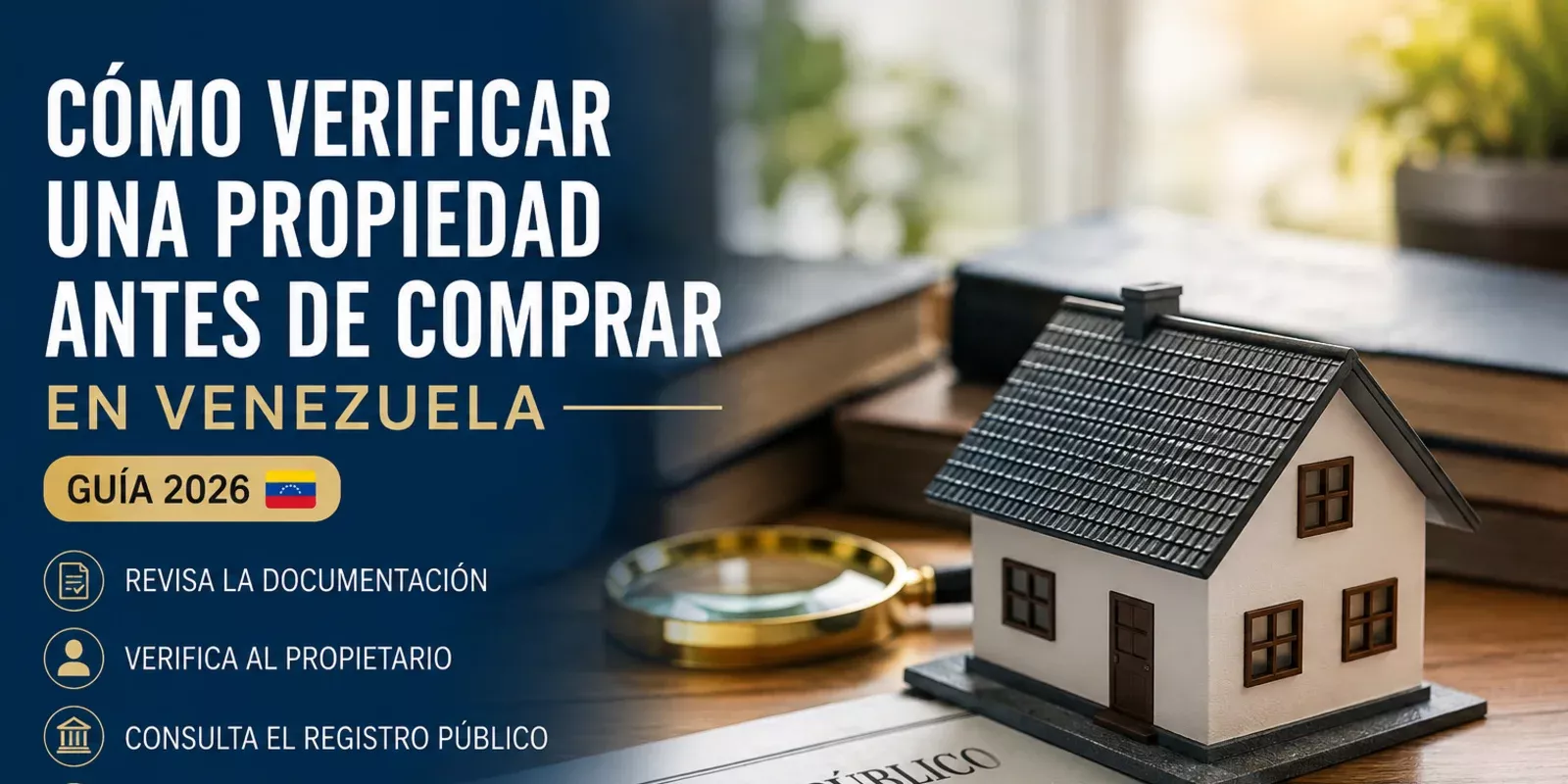 Cómo verificar una propiedad antes de comprar en Venezuela: guía 2026